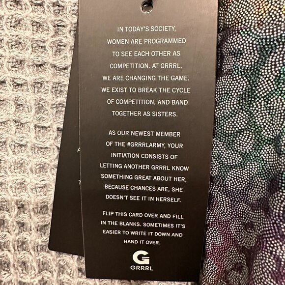 GRRRL high-waisted iridescent rainbow leopard Leggings Amanda/Heather (M/L) - Picture 10 of 10